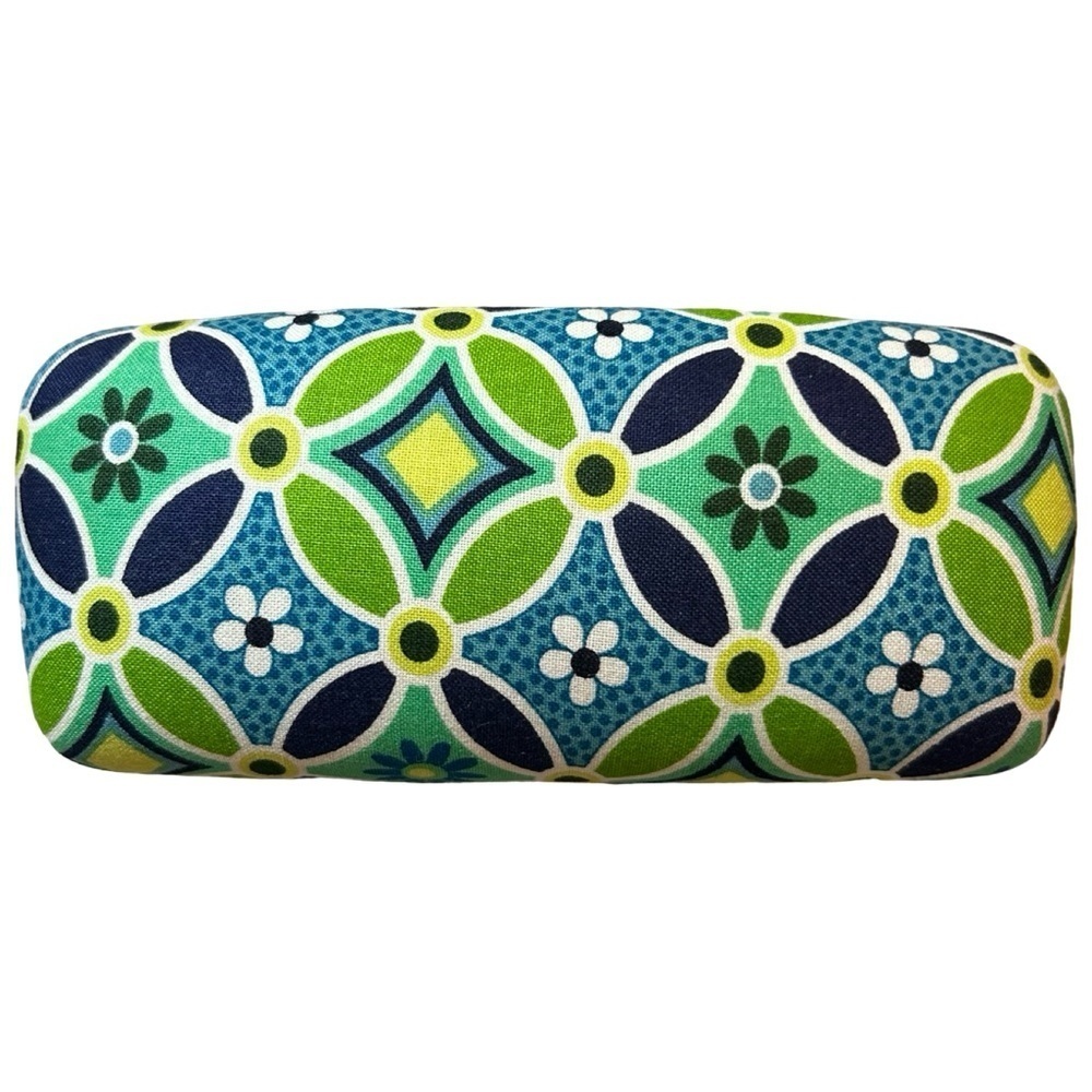 Vera Bradley Hard Glasses Case – Blue & Green | Great Condition!